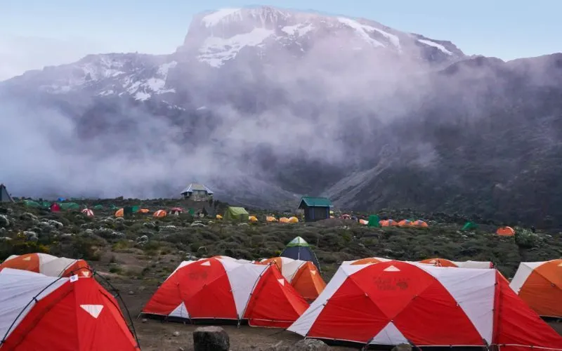 Shira Cave campsite